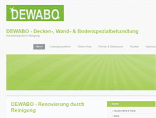 Tablet Screenshot of dewabo.com